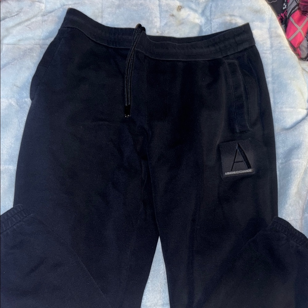 Armani Exchange Men's Black Pants